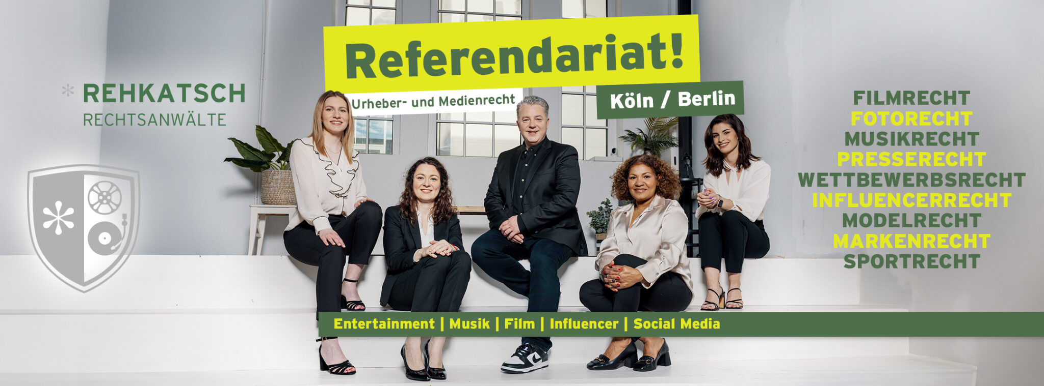 RechtsreferendarIn: Anwaltsstation, Urheber-/Medienrecht, Berlin oder Köln