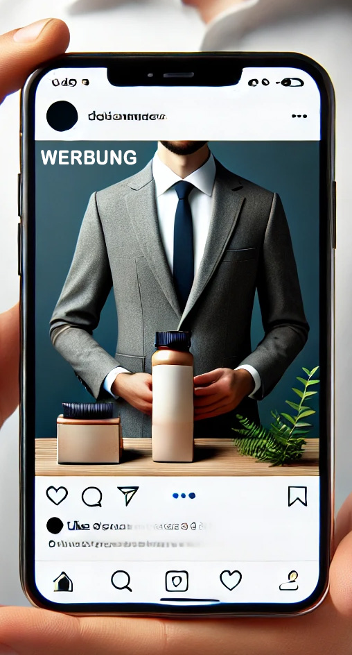 Werbekennzeichnung Instagram. Bei Pflicht am besten mit "Werbung" oder "Anzeige" kennzeichnen, damit kann man nichts falsch machen.