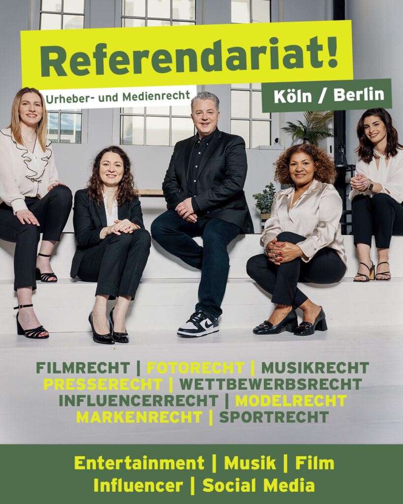 Referendariat in Anwaltskanzlei. Stelle frei. Anwaltsstation oder Wahlstation Berlin und Köln.