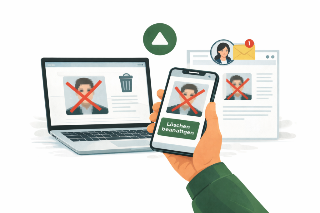 Mehrere durchgestrichene Bildschirme