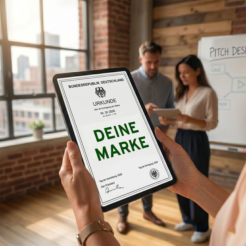 Deine Marke anmelden- Startups