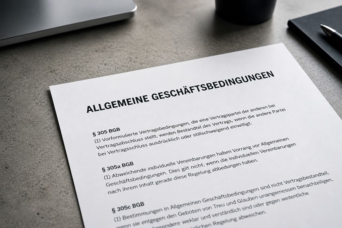 Allgemeine Geschäftsbedingungen