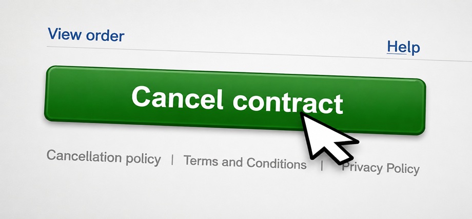 Cancellation button 2026